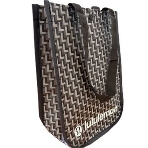 Lululemon shopping tote bag Small Holiday brown